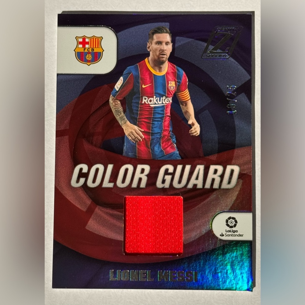 2022 Panini Zenith Lionel Messi Color Guard Patch /25 #CG-LEO